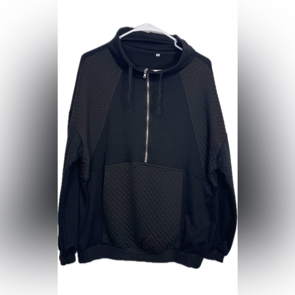 Women's Zip Up Solid Hoodie Pullover. Grey - Picture 4 of 7